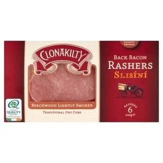 Clonakilty Beechwood Smoked Dry Cured Irish Bacon Rashers