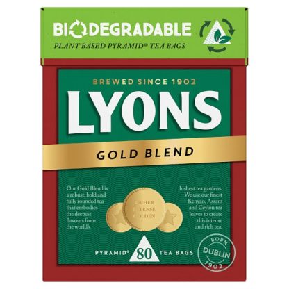 Lyons Gold Blend Tea 80 bags