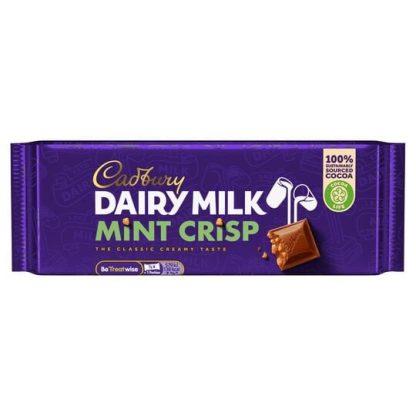 Cadbury's Dairy Milk Mint Crisp