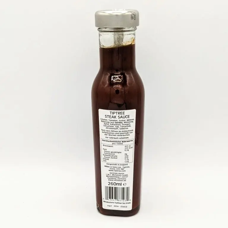 Wilkin and Sons Tiptree Steak Sauce Brown Sauce rear