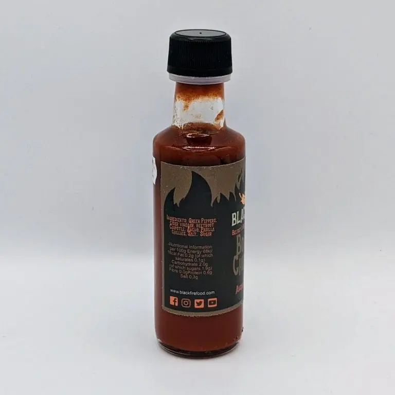 Blackfire Bonfire Chipotle Hot Sauce Side