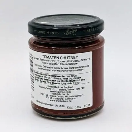 Wilkin and Sons Tiptree Tomato Chutney rear