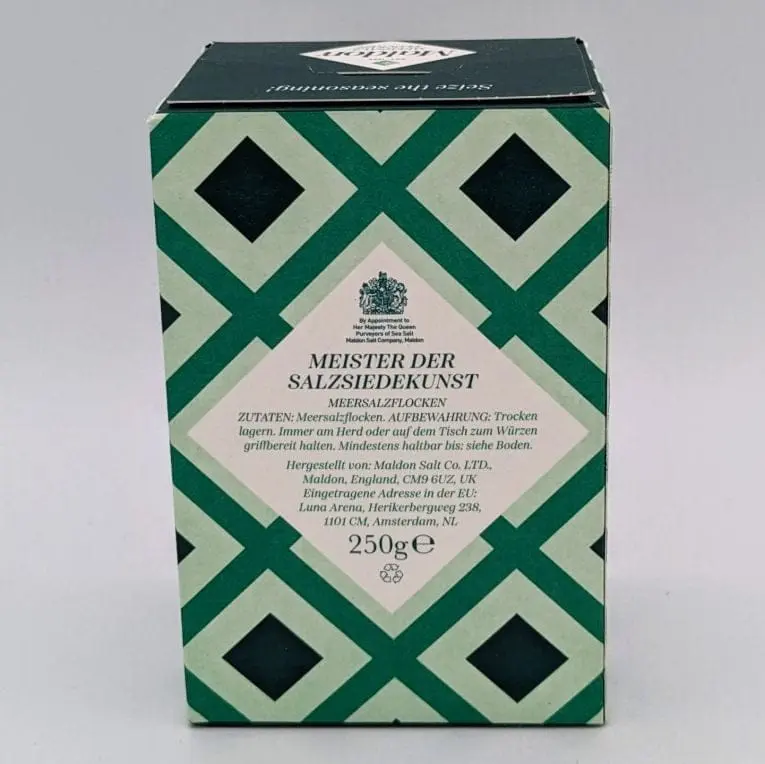 Maldon Sea Salt rear