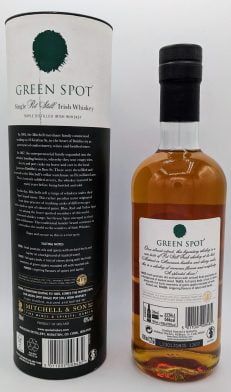 Green Spot Whiskey rear